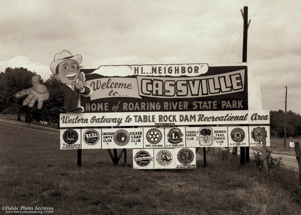 Corn Cassville Sign